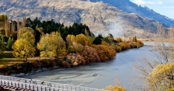 Tour De Wakatipu race in Autumn